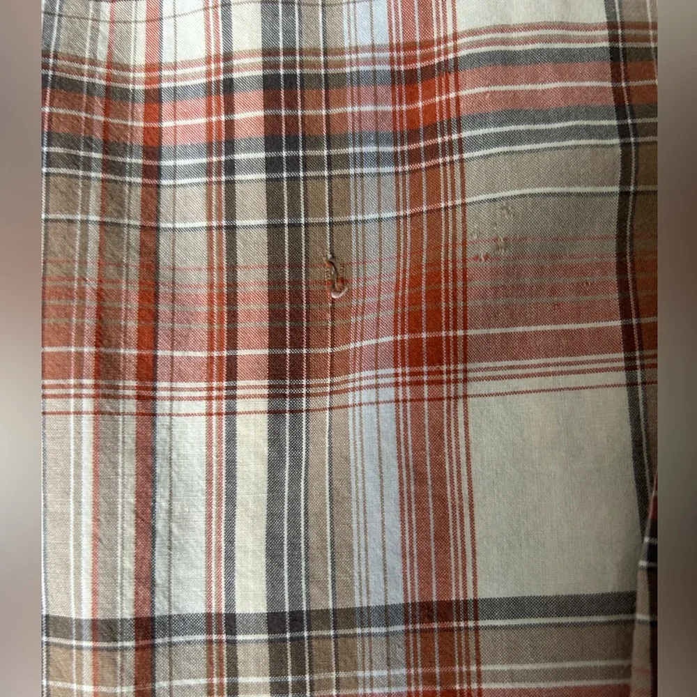 5/$25 American Eagle men’s vintage slim fit pearl snap shirt size XL